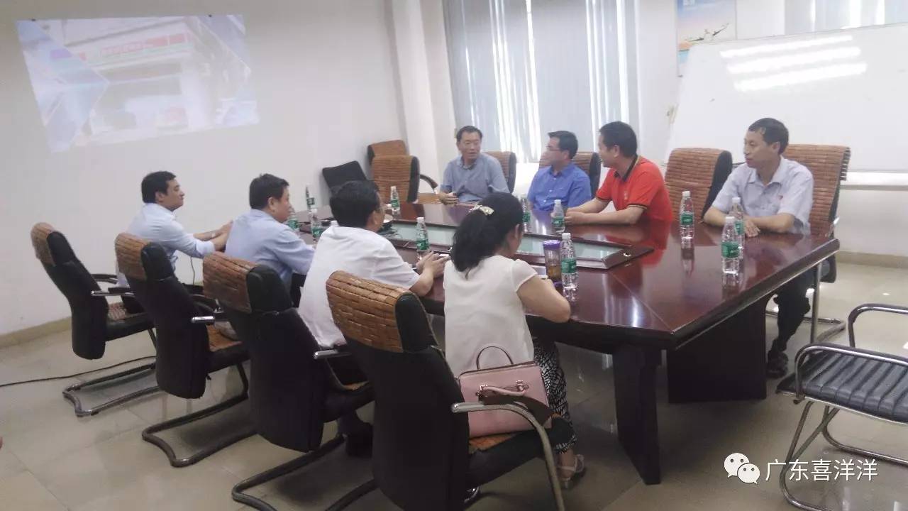 热烈欢迎宜丰县领导一行莅临广东喜联参观指导